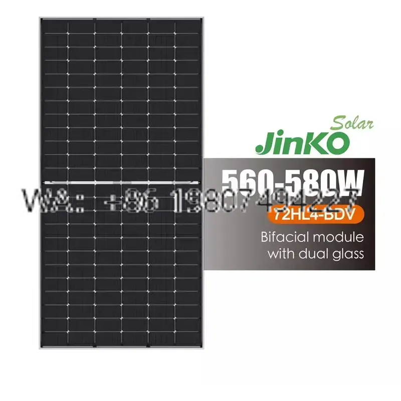 Jinko Solar Panel Tiger Neo - สำหรับแผงโซลาร์เซลล์แบบสองด้าน กระจกสองชั้น รุ่น Jinko Tiger Neo