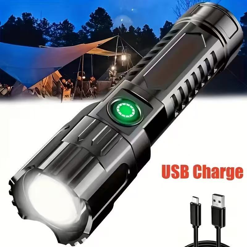 Renewable Energy Battery - ไฟฉาย LED กำลังสูงรุ่นใหม่ ชาร์จผ่าน USB ได้