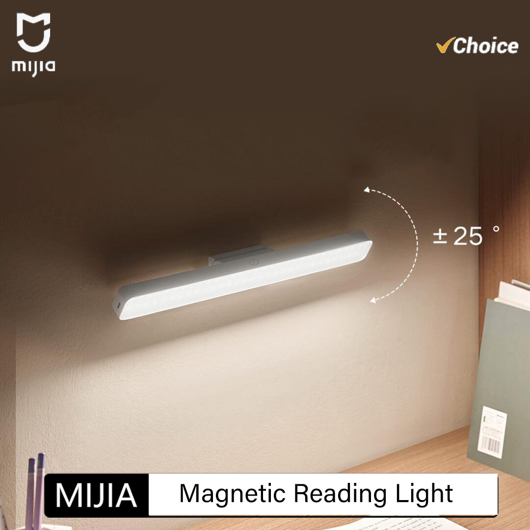 Renewable Energy Battery - MIJIA โคมไฟอ่านหนังสือแบบแม่เหล็ก 36 ซม. หัวโคมไฟแบบขยายได้ Ra90