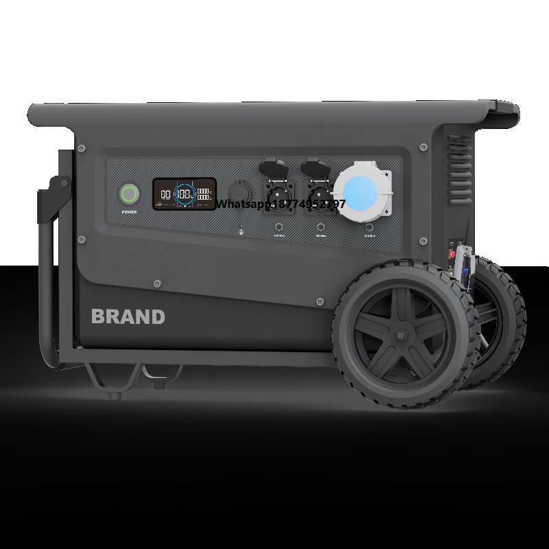 Pure Sine Wave Inverter - สถานีพลังงานแบบพกพา 5040WH 5000W LiFePO4 อินเวอร์เตอร์คลื่นไซน์บริสุทธิ์ แบตเตอรี่สำรองสำหรับสตาร์ทรถ