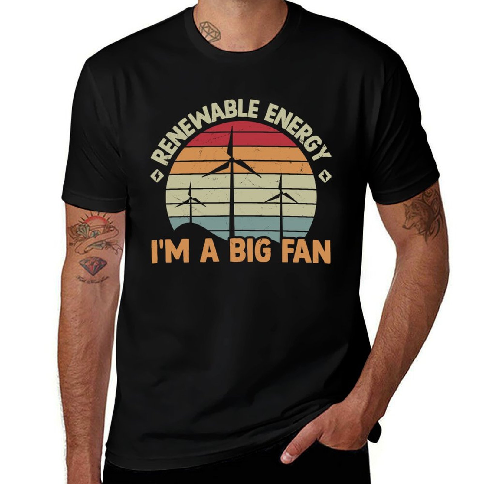 Renewable Energy Work - เสื้อผ้าสำหรับคนรักพลังงาน เสื้อยืดพลังงานทดแทน เสื้อยืดใส่ทำงานสบาย