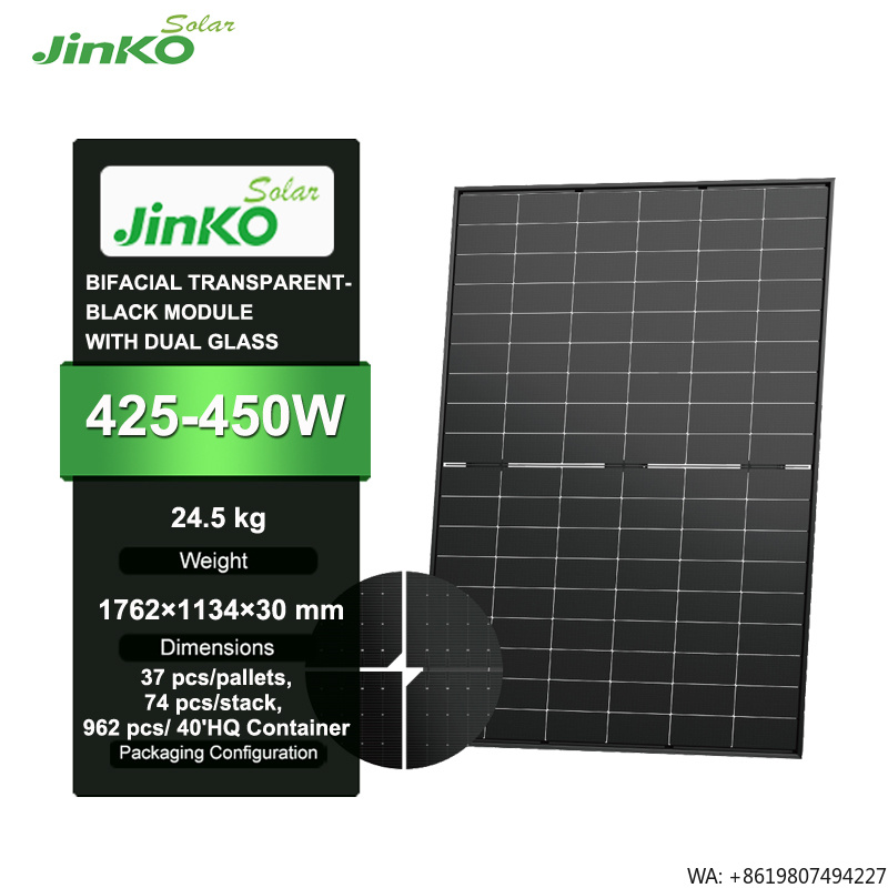 Jinko Solar Panel Tiger Neo - แผงโซลาร์เซลล์ Jinko Tiger Neo 425-450 วัตต์