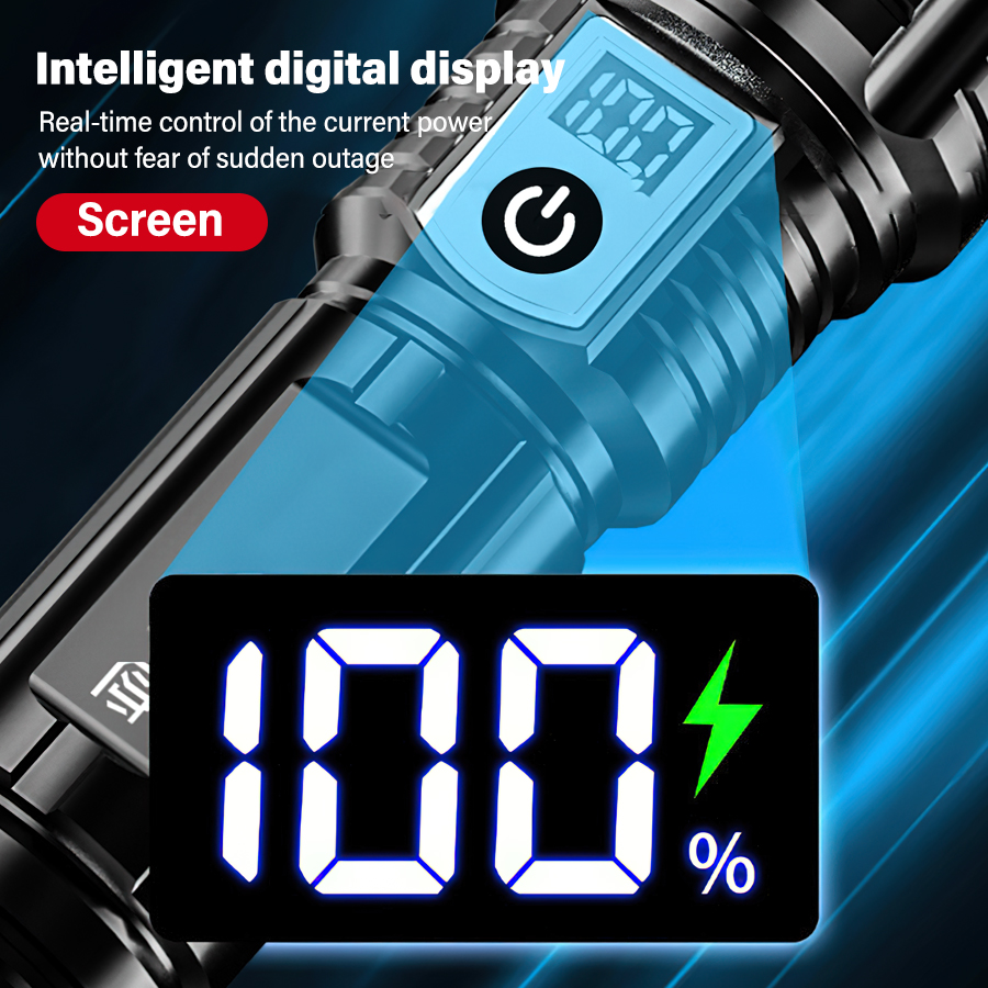 ไฟฉาย LED กำลังสูง 200000LM แบ - Renewable Energy Battery บทวิจารณ์และราคา