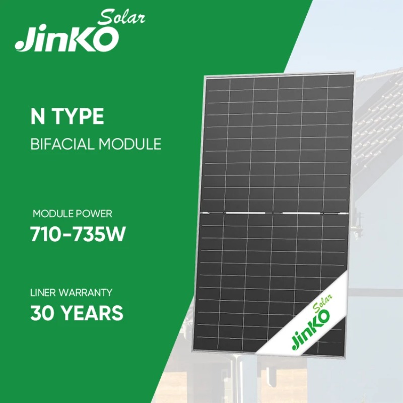 แผงโซลาร์เซลล์แบบสองด้าน EU Ji - Jinko Solar Panel Tiger Neo บทวิจารณ์และราคา