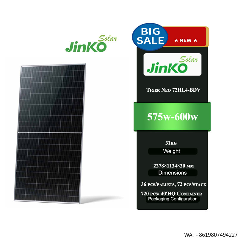 แผงโซลาร์เซลล์คุณภาพสูง Jinko  - Jinko Solar Panel Tiger Neo บทวิจารณ์และราคา