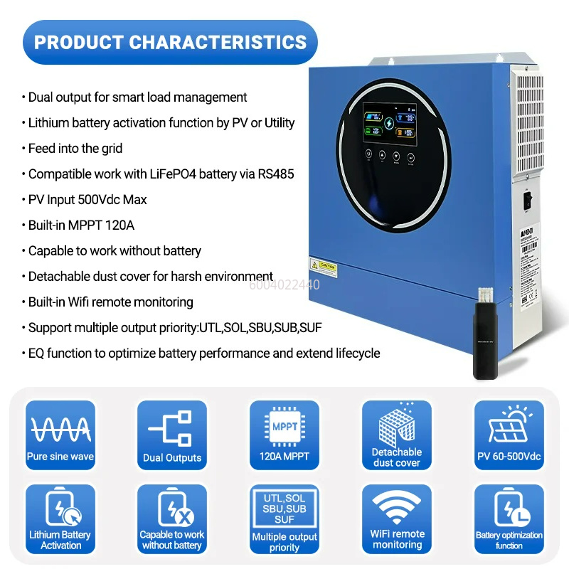 อินเวอร์เตอร์พลังงานแสงอาทิตย์ - Pure Sine Wave Inverter บทวิจารณ์และราคา