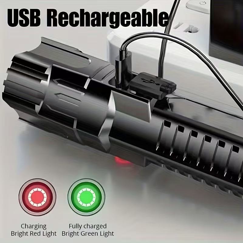 ไฟฉาย LED กำลังสูงรุ่นใหม่ ชาร - Renewable Energy Battery บทวิจารณ์และราคา