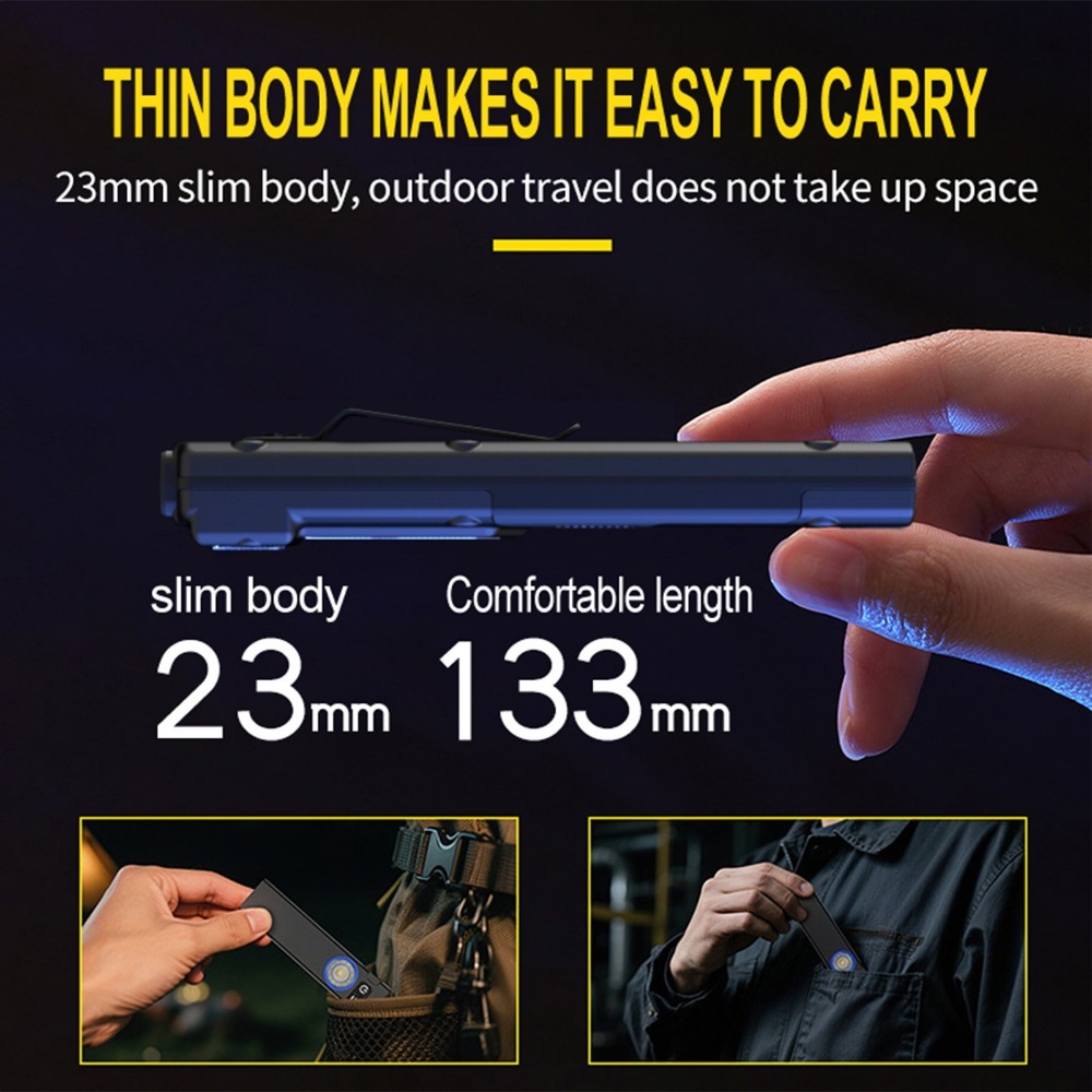 ไฟฉาย LED แบบชาร์จไฟได้ EDC บา - Renewable Energy Battery บทวิจารณ์และราคา